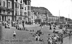 On-the-beach-at-Beach-Terrace.-1919.